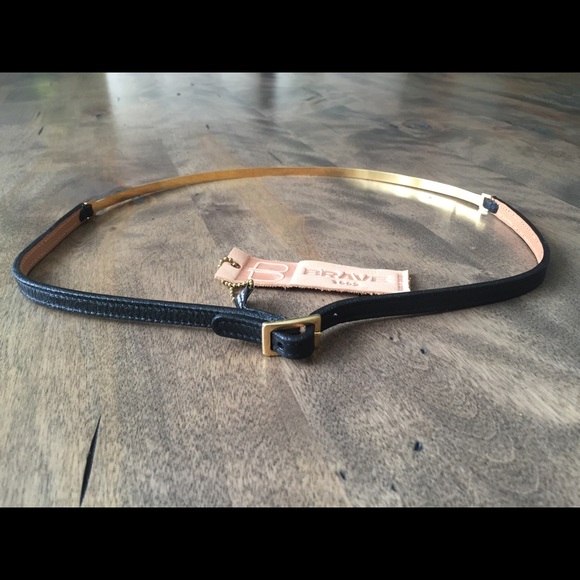 Belt black & gold 30 - Picture 2 of 3